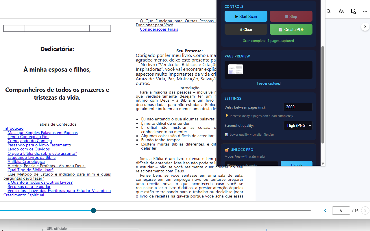VitalSource to PDF Interface